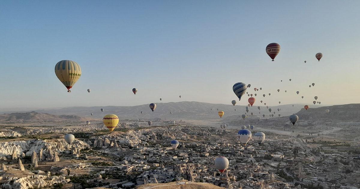 Turquía. Globos aerostáticos, turismo