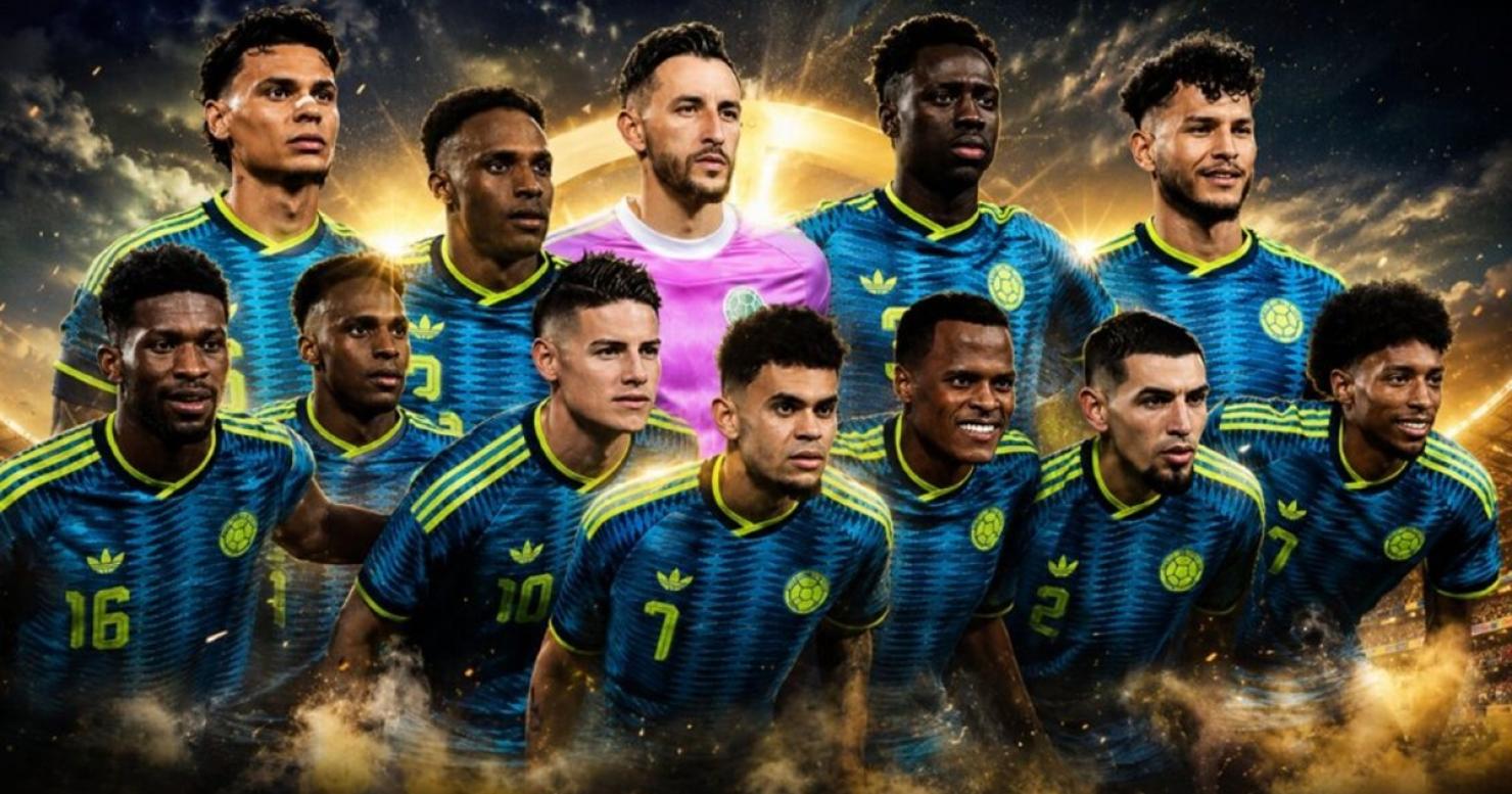 Grupo de hinchas de la Selección Colombia viajando por México y Miami durante el Mundial 2026, viviendo una experiencia turística y futbolera en el paquete de 3 partidos.