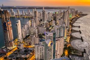 Cartagena, mar, playa, ciudad